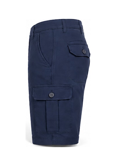 Serseri Jeans Erkek Likralı Kargo Şort Rahat Kalıp Çok Cepli Premium Günlük Casual Yazlık Şort İndigo