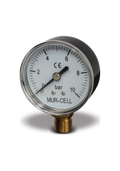 Murcell Manometre 0-10 Bar Meck 1 4" Çıkış