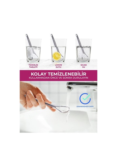 Proclis Paslanmaz Çelik Dil Temizleyici / Dil Sıyırıcı Küçük
