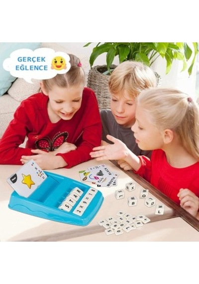 Eğitici Kelime Ve Matematik Oyun Seti, 32 Kart İle Eğlence