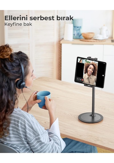 Bix Saiji S3E 360° Ayarlanabilir Tablet Tutucu Stand