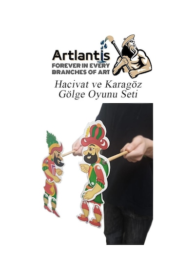 Hacivat Ve Karagöz Gölge Oyun Seti 26 Cm 1 Paket Karagöz Hacıvat Kukla Oyunu Oyun Seti Okul Sınıf