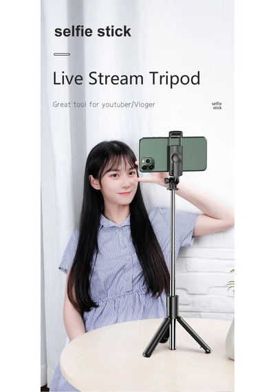 Torima Bluetootlu Kablosuz Selfie Çubuğu Ve Tripod Max. 68 Cm