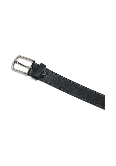 Siyah Erkek A-040-22 Grande Kemer Genişlik 4 Cm