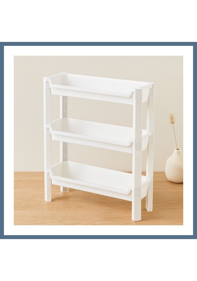 Buradabulabilirsin 3 Katlı Sepet Organizer Raf Ünitesi 465x145x500 Mm Bbz Çok Renkli
