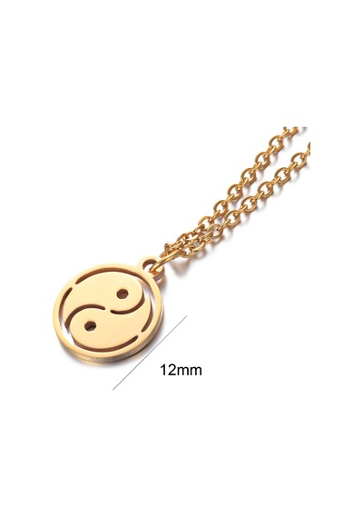 Minik Dainty Çin Element Kolye Ayna Kolye Kolye Kadınlar İçin Güzel Hediyeler Kadınlar İçin Gold