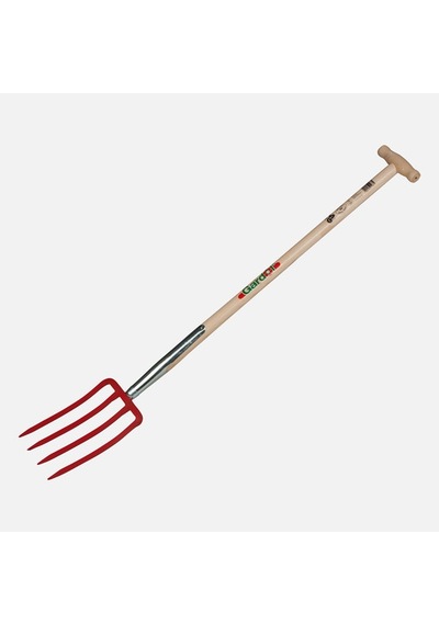 Gardol Dört Çatallı T Kürek Kırmızı 85cm