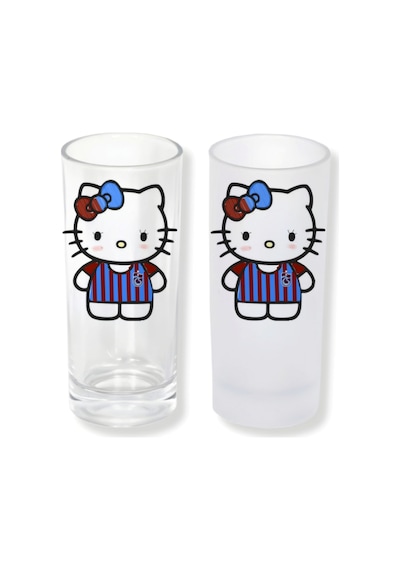 Trabzonspor Hello Kitty Buzlu Ya Da Buzsuz Seçenekleriyle Rakı Bardağı