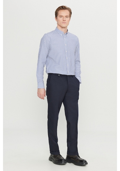 Altınyıldız Classıcs Erkek Lacı Slim Fit Dar Kesim Gizli Lasiktli Yan Cepli Esnek Klasik Pantolon