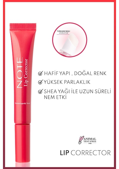 Lip Corrector 06 Pembe Renklendirici Ve Nemlendirici Dudak Parlatıcısı
