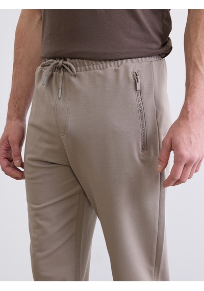 Lcwaıkıkı Classic Bej Standart Kalıp Erkek Jogger Eşofman Altı