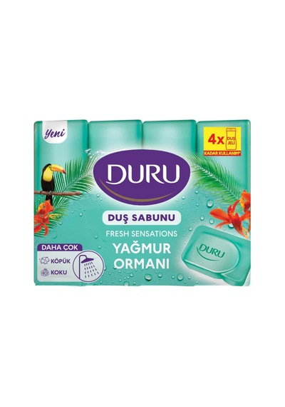 Duru Fresh Sensations Yağmur Ormanı 4 X 150 G - 4 Adet Tarı