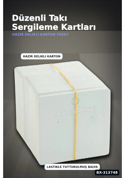 7x7 Cm Küpe Kartı 100 Adet Balya Paket Takı Sergileme Kartonu Perakende Toptan Bx-313748 çok renkli