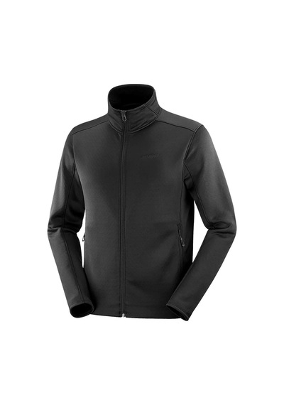 Salomon C23008 Sntial Midfleece Fz Erkek Polar - Siyah Siyah