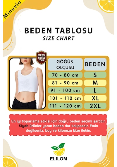 Göğüs Gizleyici Korse Unisex Jinekomasti Ve Tomboy İçin Düz Silüet Atlet