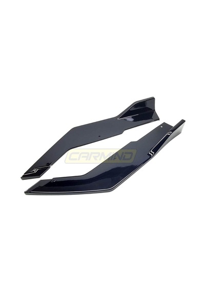 Carmind Toyota Corolla Uyumlu Uyumlu Arka Tampon Altı Flap Piano Black 2019-2021