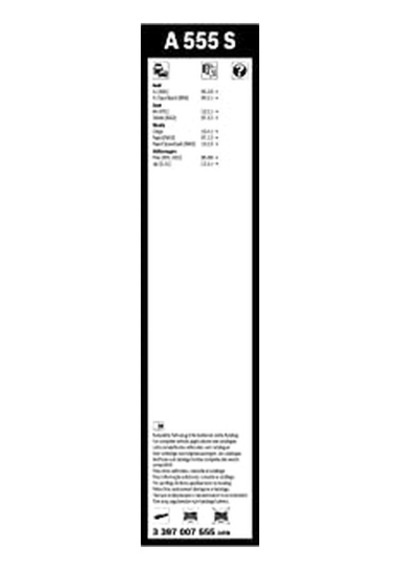 Bosch Aerotwin Silecek Seti - 600/400 Mm Audı S1 2014-2021 8x A555s