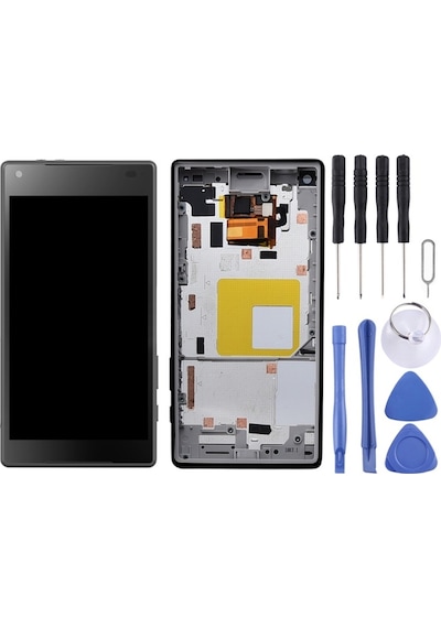 Cbtx Sony Xperia Z5 Kompakt / E5803 / E5823 / Z5 Mini Sayısallaştırıcı Uyumlu Lcd Ekran Çerçeveli Tam Montaj Siyah