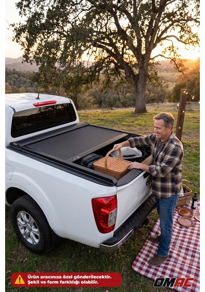 Isuzu D-max 2012-2020 Uyumlu Araca Özel Omback Sürgülü Bagaj Kapama Siyah