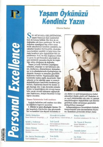 Personal Excellence - Yaşam Rotanızı Keşfedin - Yaşam Öykünüzü Kendiniz Yazın - Retro Eski Basım Koleksiyon Temmuz 2004 Yıl:5 Sayı:57