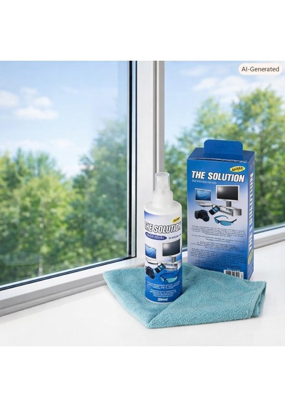 Ekran Temizleme Temizleyici, Lcd, Led, Cep, Gözlük, Doğal Temizleme, Temizlik Seti 250 Ml Temizleyici Seti, 30x30 Mikrofiber Bez