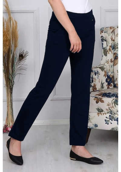Remsa Pantalon Görünümlü Kadın Eşofman Altı Koyu Lacivert