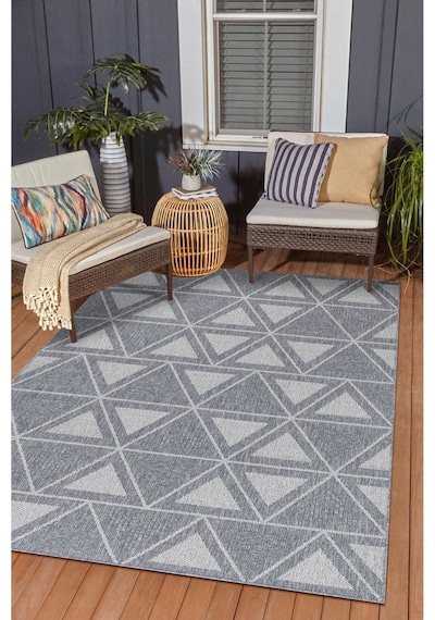 Oturma Odası Balkon Bahçe Mutfak Natura Kaymaz Tabanlı Jut Doğal Yıkanabilir Premium Kalite Bk103-a.gri