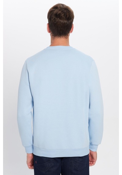 Tudors Unisex Oversize Geniş Kesim Pamuklu Yumuşak Dokulu İçi Polarlı Basic Mavi Bisiklet Yaka Sweatshirt-31984 Mavi Tudors Unisex Oversize Geniş Kesim Pamuklu Yumuşak Dokulu İçi Polarlı Basic Mavi Bisiklet Yaka Sweatshirt-31984 Mavi