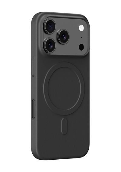Apple Uyumlu iPhone 17 Pro Max Kılıf M-safe Şarj Özellikli Amazingthing Minimal Air Serisi Kapak Siyah Siyah