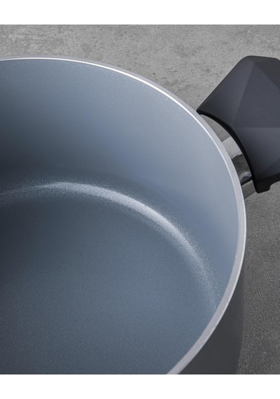 Prego Cerawell Seramik Tencere Gri - 24 Cm