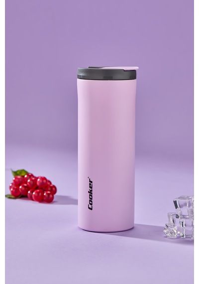 Cooker Colorstay Flip 400 Ml Paslanmaz Çelik Bardak Termos Ckr2041 Pembe
