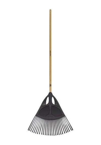 Fiskars Solid Ahşap Saplı Yaprak Süpürgesi Xl (1001584)