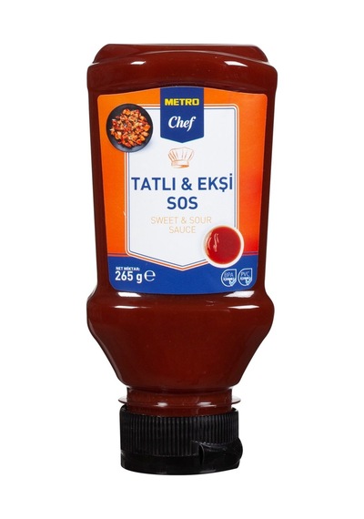 Metro Chef Tatlı Ekşi Sos 265 G - Ananaslı Dip Sos 4'li Avantaj Paketi - 4 Adet Tarı
