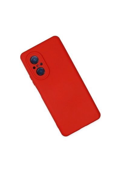 Mey İthalat Huawei Nova 9 Se Kılıf Nano İçi Kadife Silikon - Kırmızı