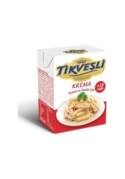 Tikveşli%18 Yağlı Krema 200 Ml