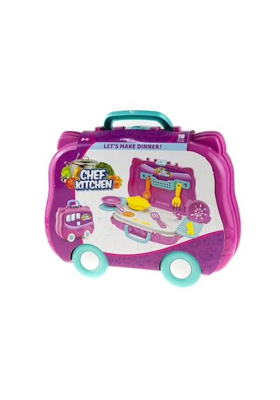 Oyuncak Mutfak Seti 11 Parça Arabalı Set