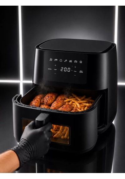 Yağsız Yemek Pişirme İçin Dijital Air Fryer Fritöz 3344604