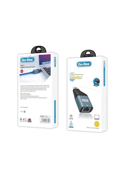 Go Des GD-CT061 RJ45 to Type-C Ethernet Dönüştürücü