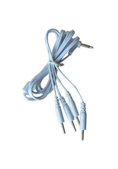 4 Uçlu Elektrot Pedi Kablosu,soketli Tens Cihazı Kablosu, Geçmeli Tens Kablosu