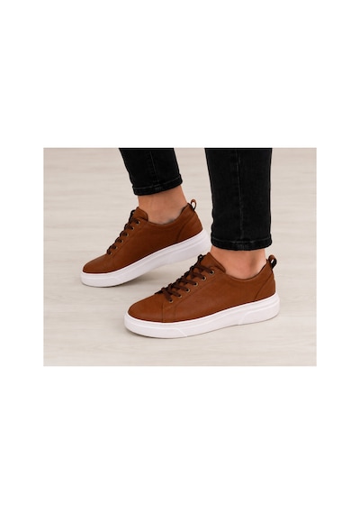 Genel Markalar Erkek Sneaker Günlük Ayakkabı Taba