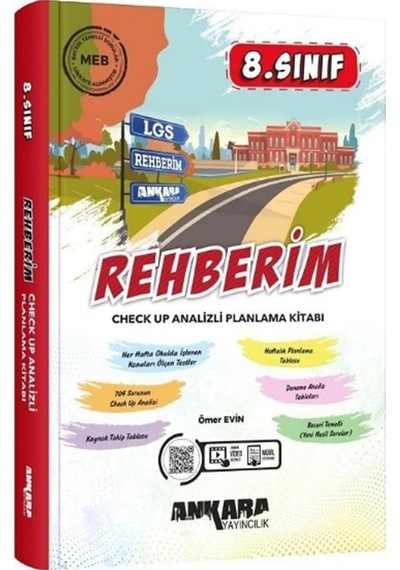 8. Sınıf Lgs Rehberim Check Up Analizli Planlama Kitabı Ankara Ya