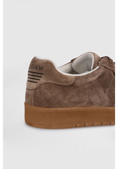 Lufian Pele Erkek Deri Sneaker Ayakkabı Bej Bej 112230232100550 Bej