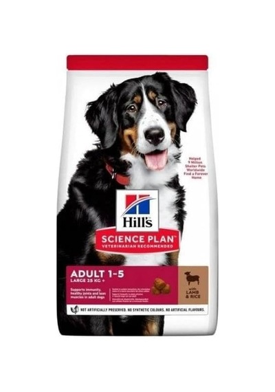 's Science Plan Yetişkin Büyük Irk Kuzulu & Pirinçli Köpek Maması 12 + 2 Kg