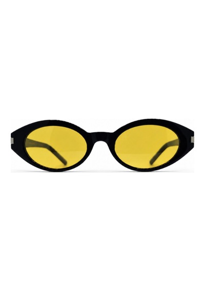 Pilook Oval Cat Eye Fotokromik Antifar Sarı Cam Güneş Gözlüğü Siyah