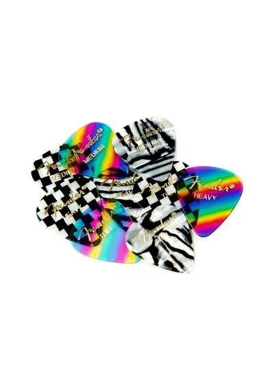 Fender 1980351101 351 Shape Rainbow Thin Gitar Penası 12'li İ