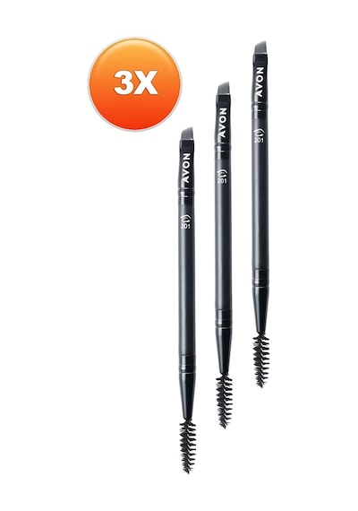Avon Çift Taraflı Kaş Fırçası Üçlü Set