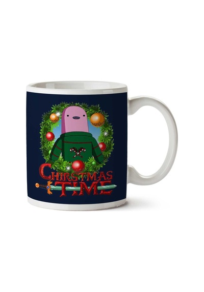 Adventure Christmas Time Wreath Shelby Cartoon Network İki Tarafı Baskılı Kupa Bardak