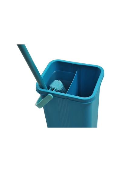 Motek Mt-23 Mikrofiber Soft Mop Cam Parke Islak Zemin Temizlik Seti Mavi