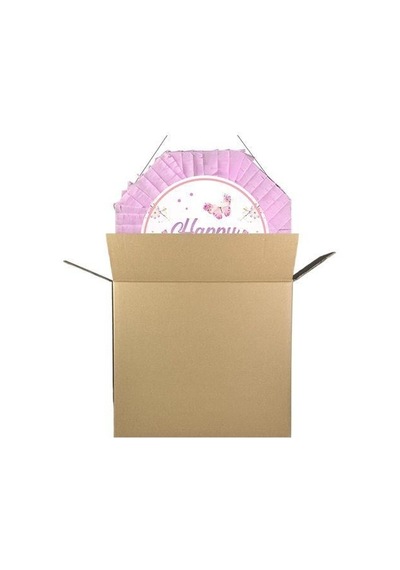Kelebek Desenli Pembe Pinyata Happy Birthday 42 Cm Sopalıpembe Sopalı Diğer