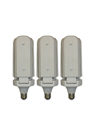 3 Adet Sorti 30w 270w Beyaz Işık E27 Duylu Kalın Duy Led Pervane Ampul